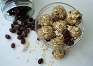 Cranberry Oat Balls