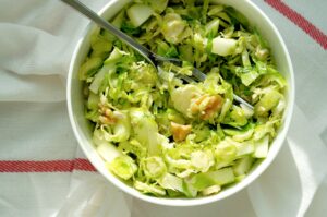 Brussels Sprouts Apple Salad