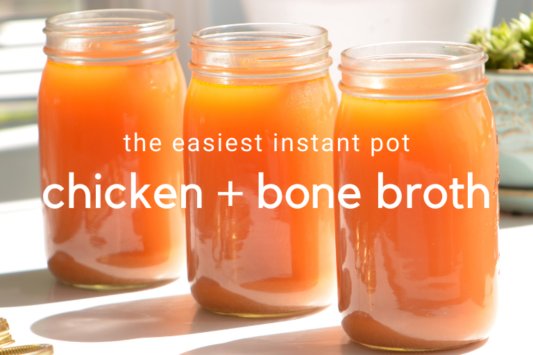 Instant Pot Chicken and Bone Broth